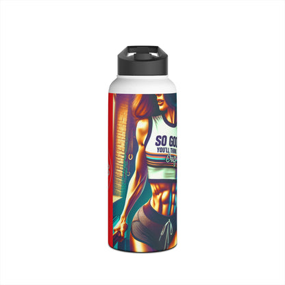 Stainless Steel Water Bottle, Standard Lid