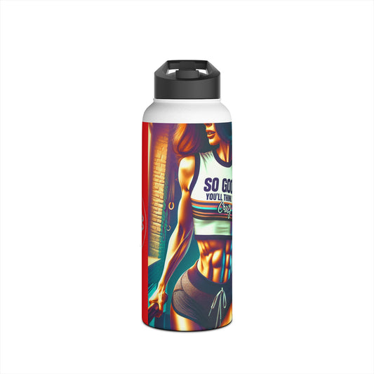 Stainless Steel Water Bottle, Standard Lid