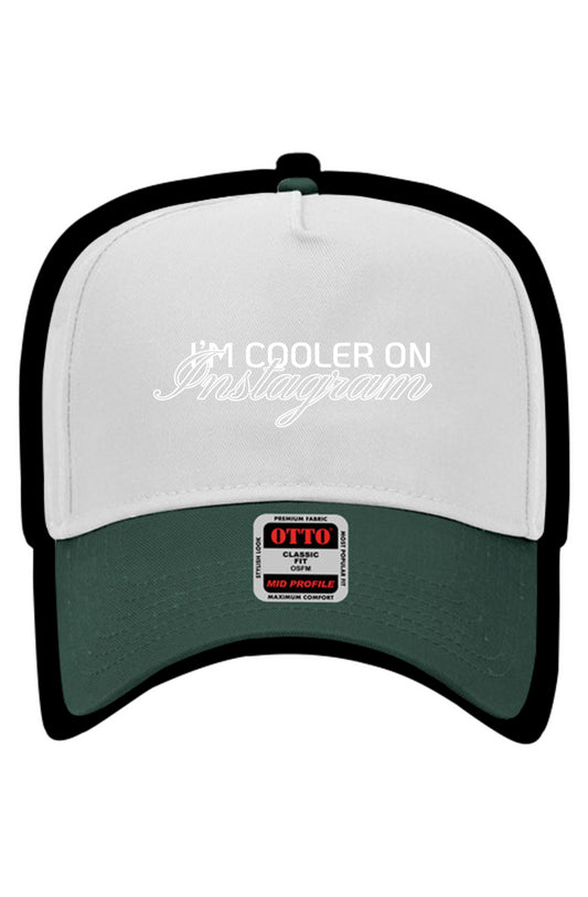 Cooler on Instagram Hat Green